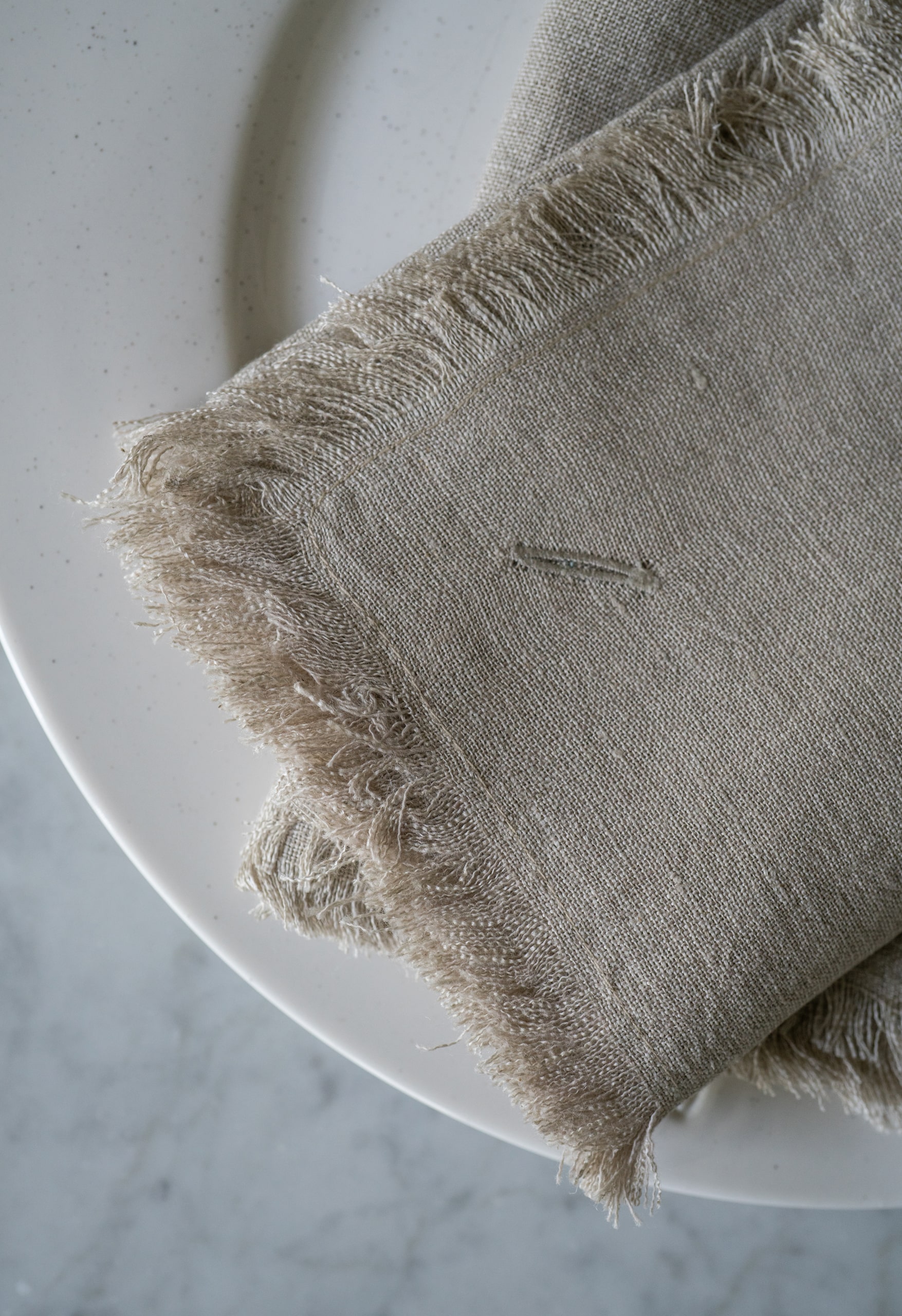 solid linen napkins natural