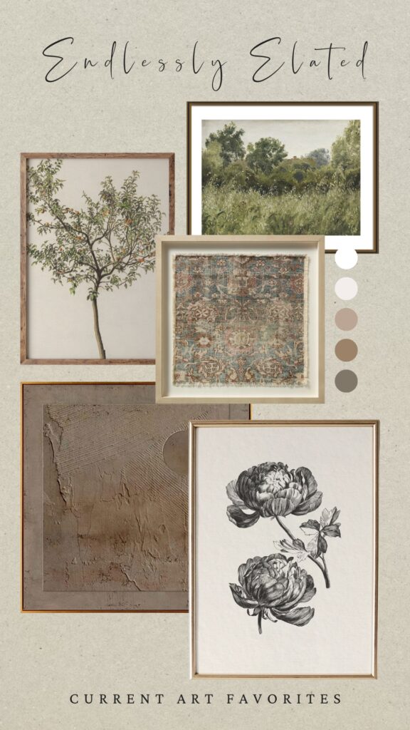 Art Pieces-Current Favorites