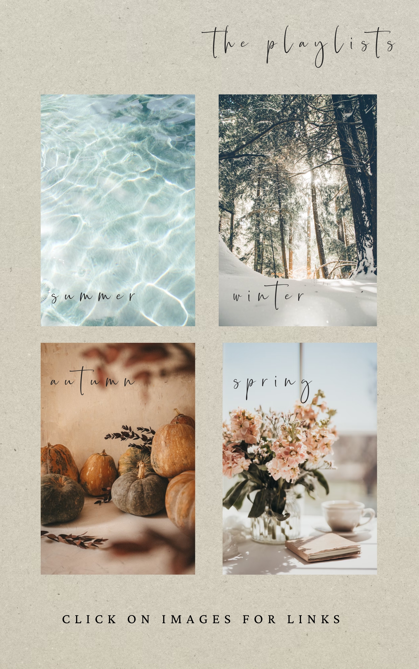 Digital Cookbook_Seasonal Playlists Digital Cookbook Seasonal Playlists