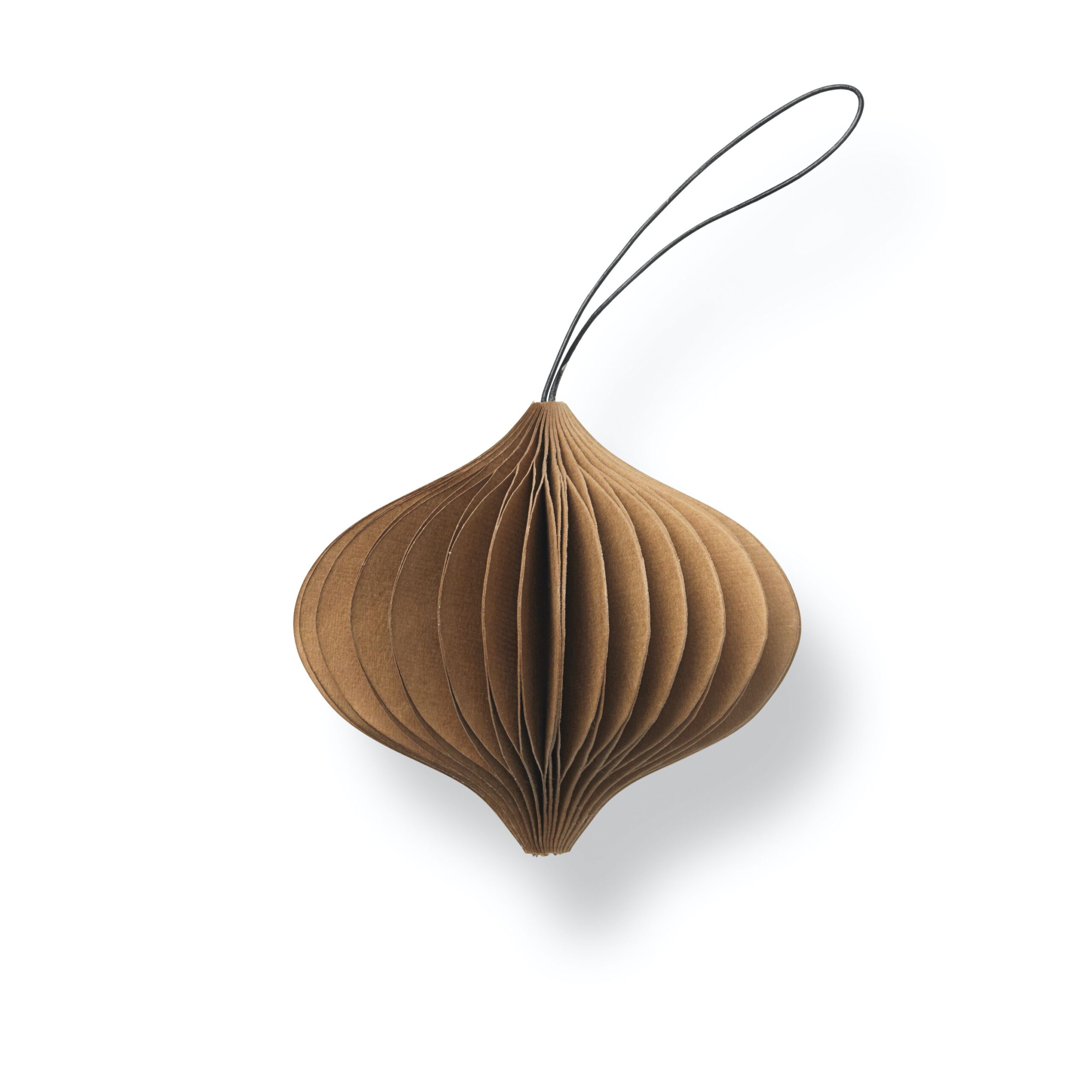 Folded Ornament, Onion Caramel Folded Ornament, Onion Caramel