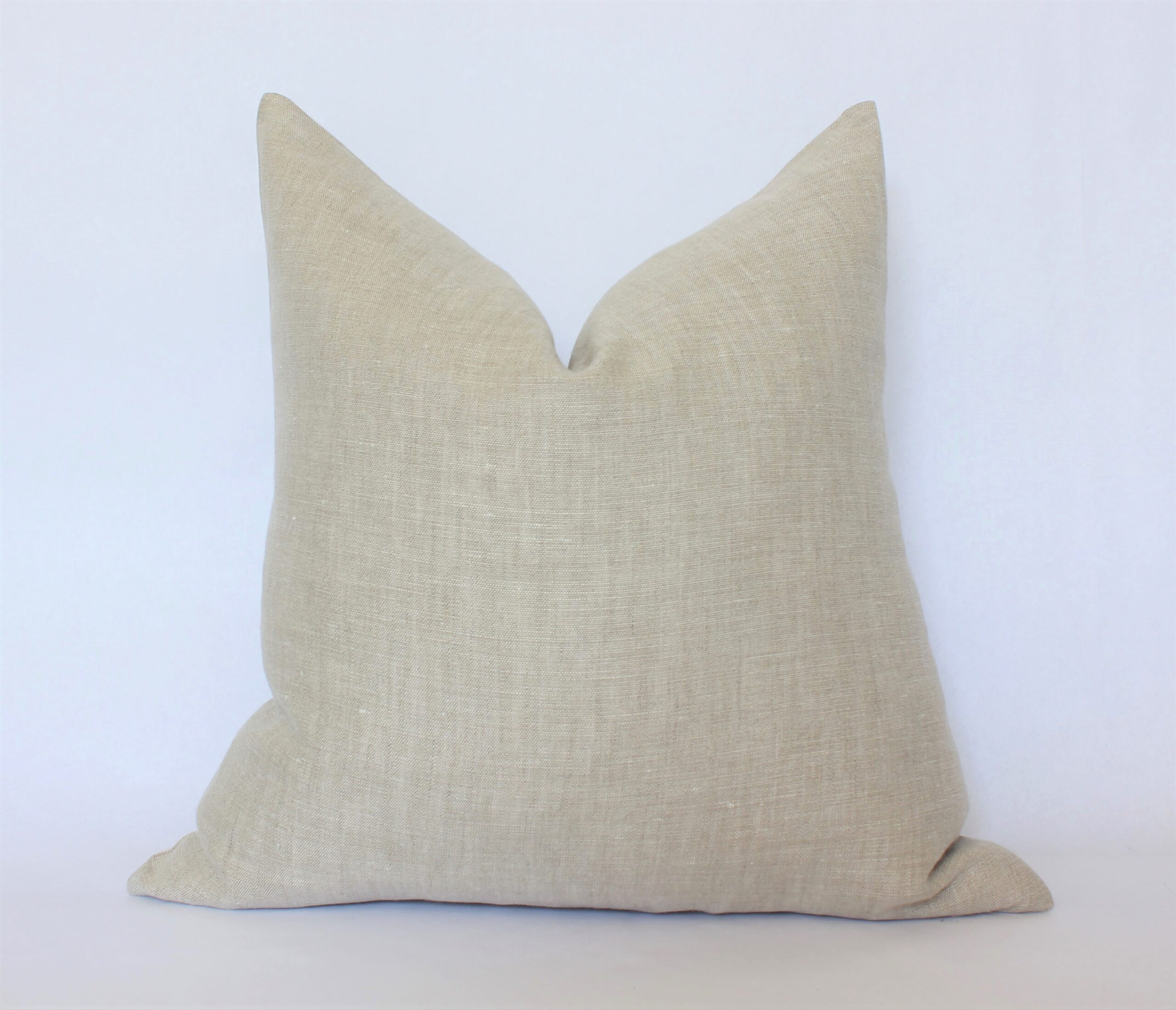 beige linen pillow cover with zipper 20x20 beige linen pillow cover with zipper 20x20